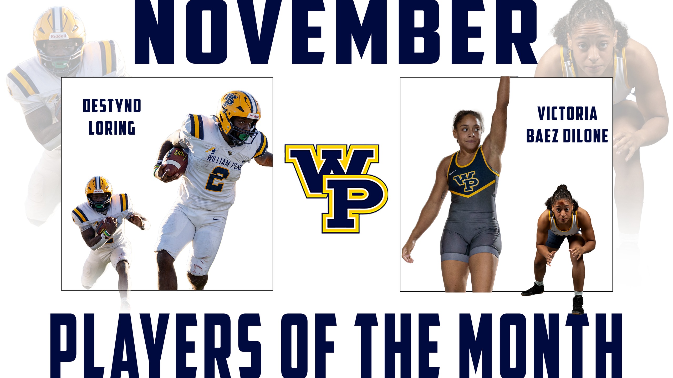 Loring, Baez Dilone Collect Player of the Month Honors