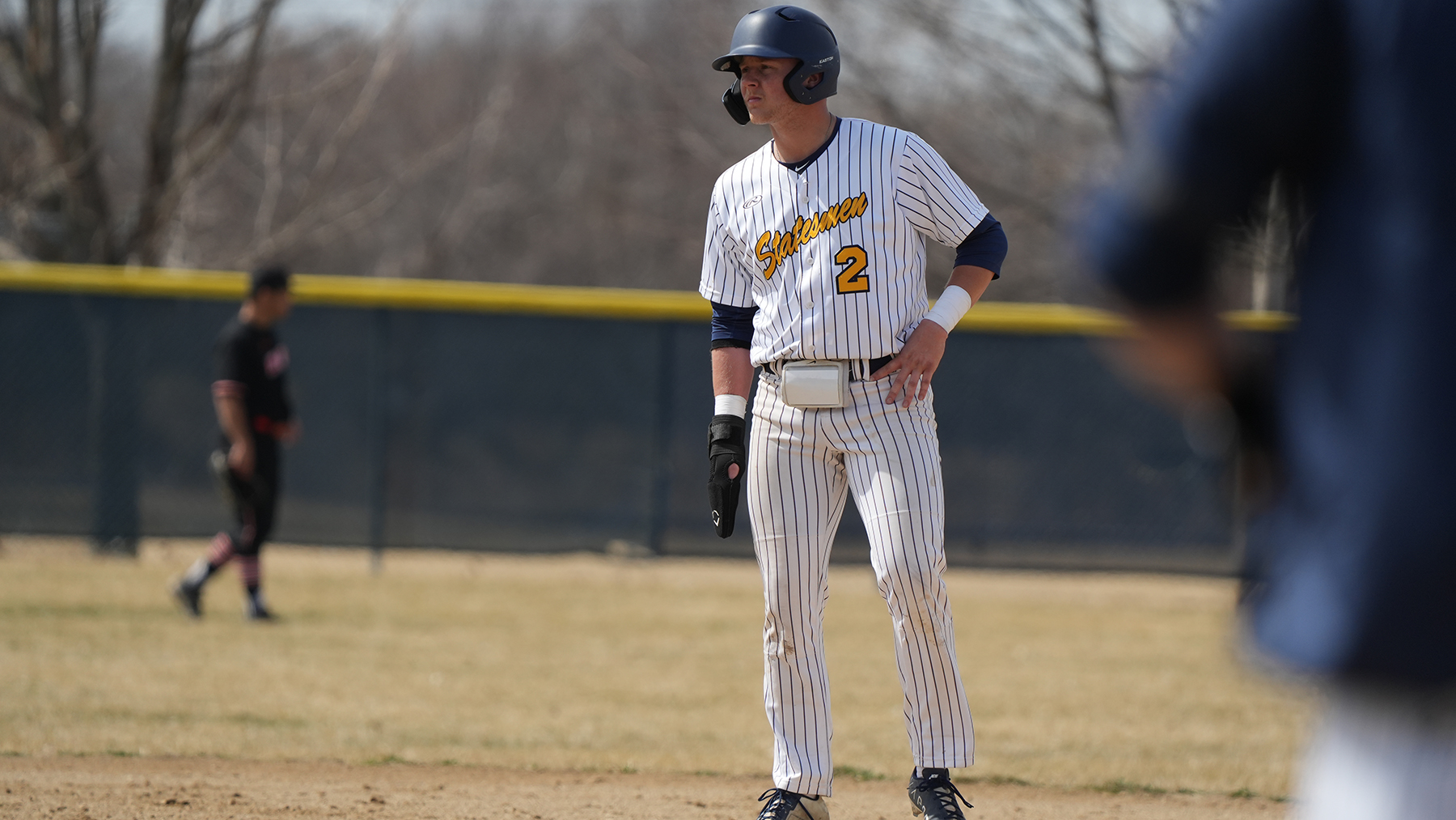 Statesmen Rally for Opening-Game Win in Split Versus Mount Mercy