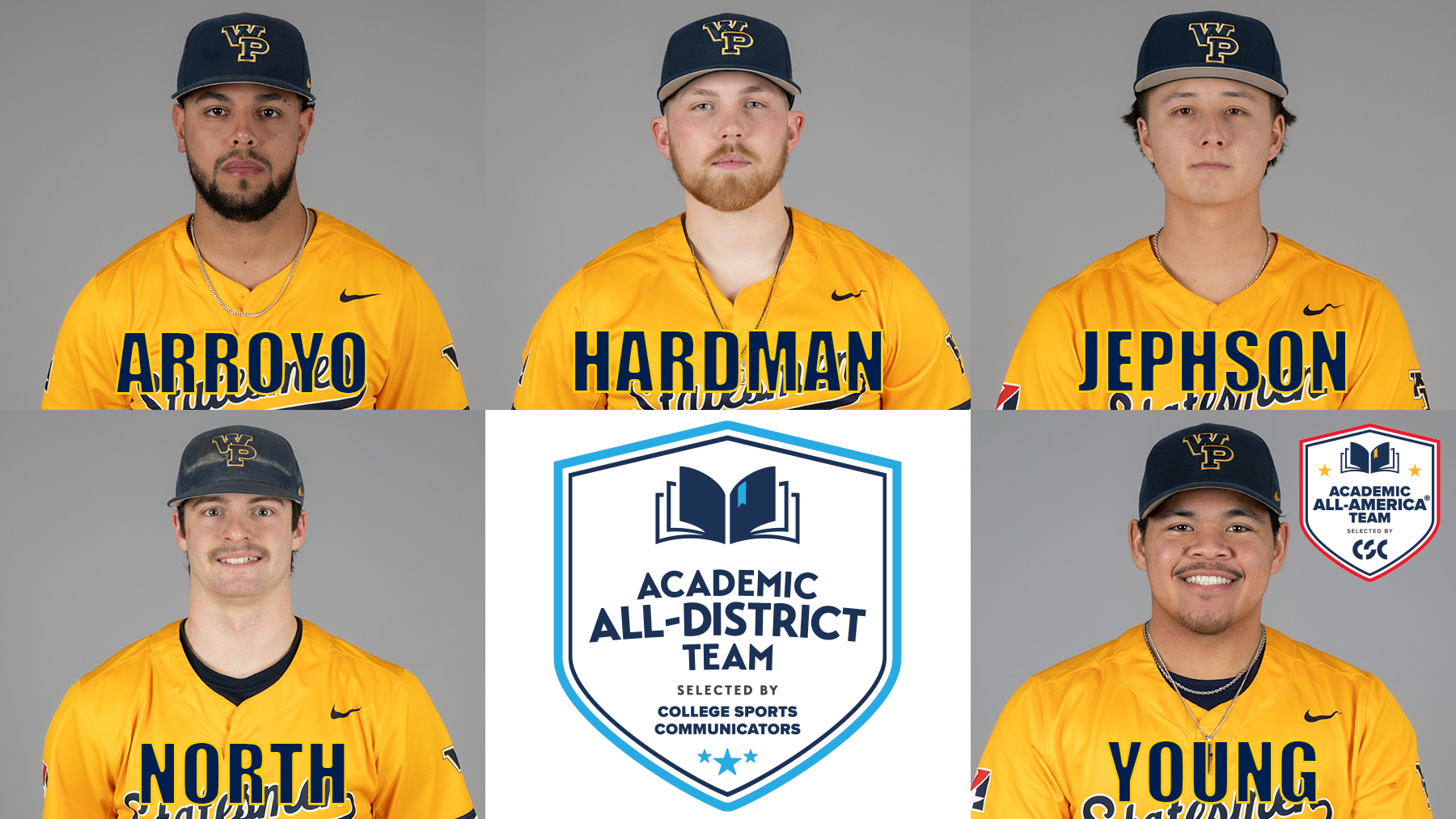 Academic All-District Honors for Five, Academic All-America for Young