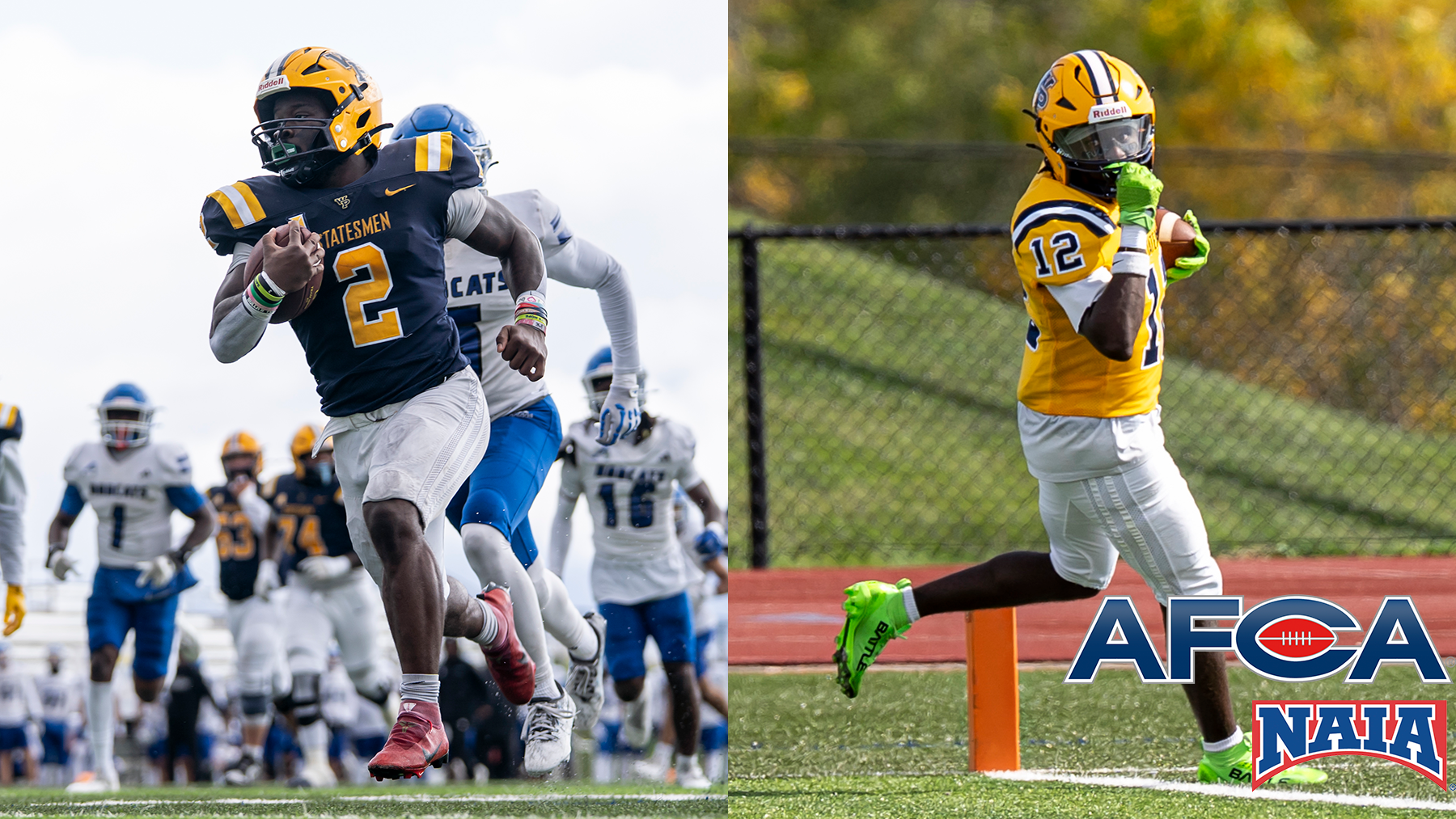 Loring, Harry Named AFCA NAIA All-Americans