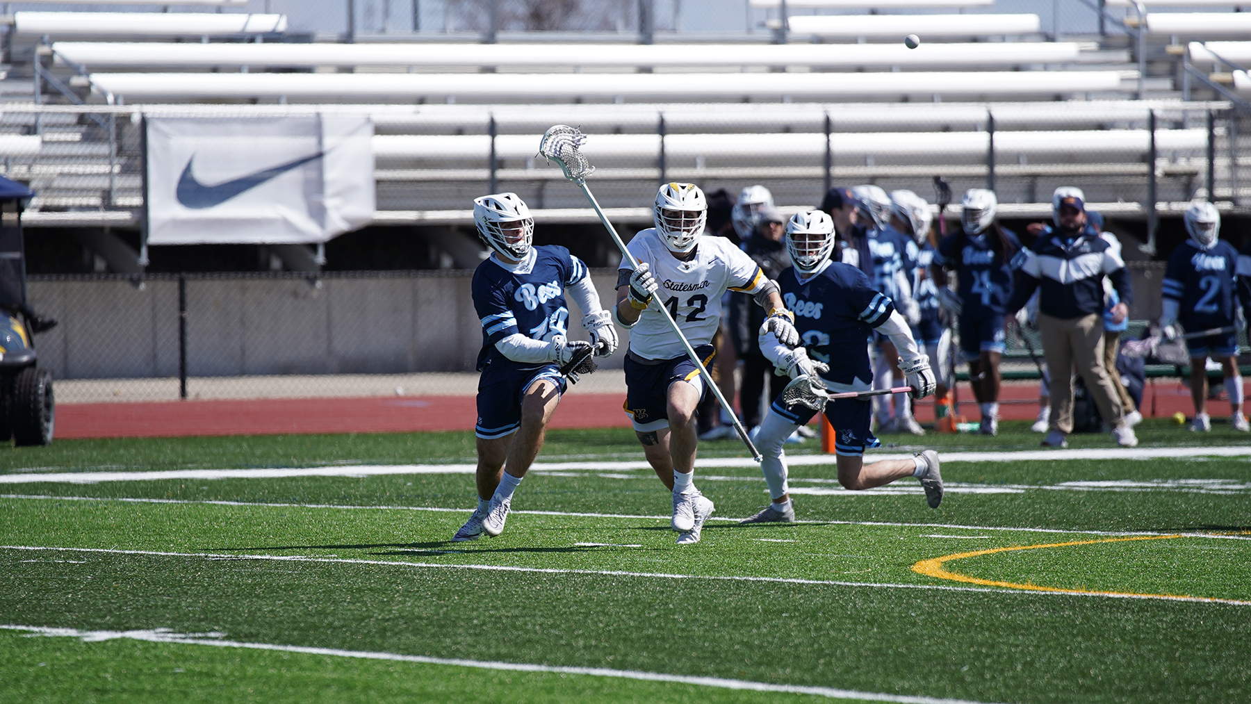 Statesmen Pull Off Hard Fought Win at Home Over St. Ambrose