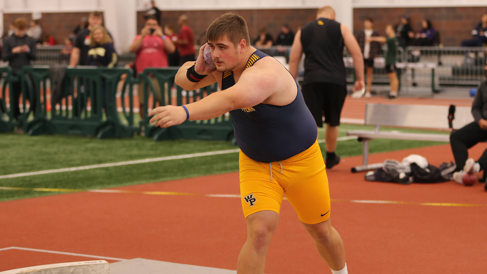 Johnson Qualifies, Griffen Breaks School Record at Indoor Season Opener