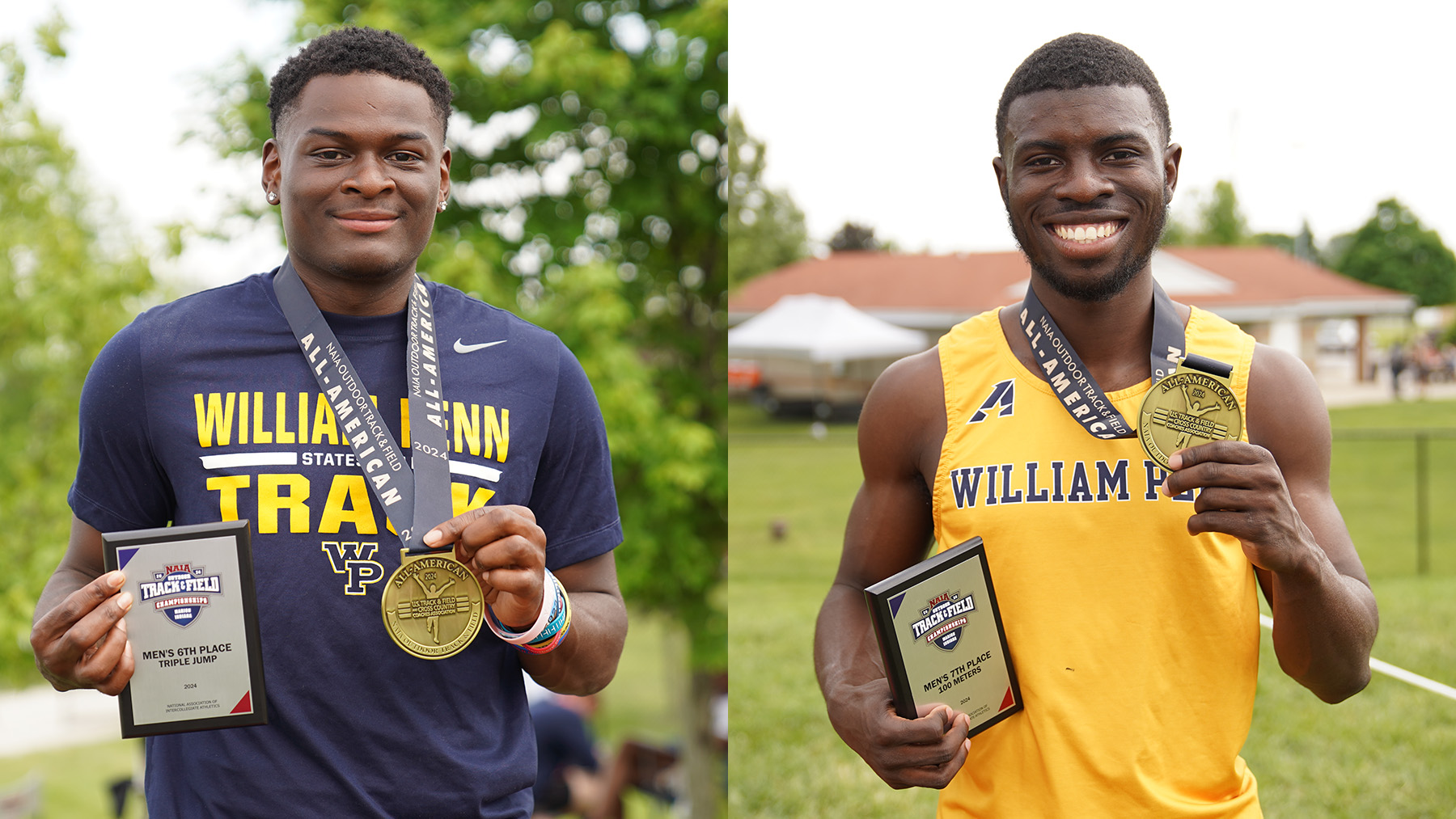 Weaver, Johnson Win All-America Laurels at Outdoor Nationals