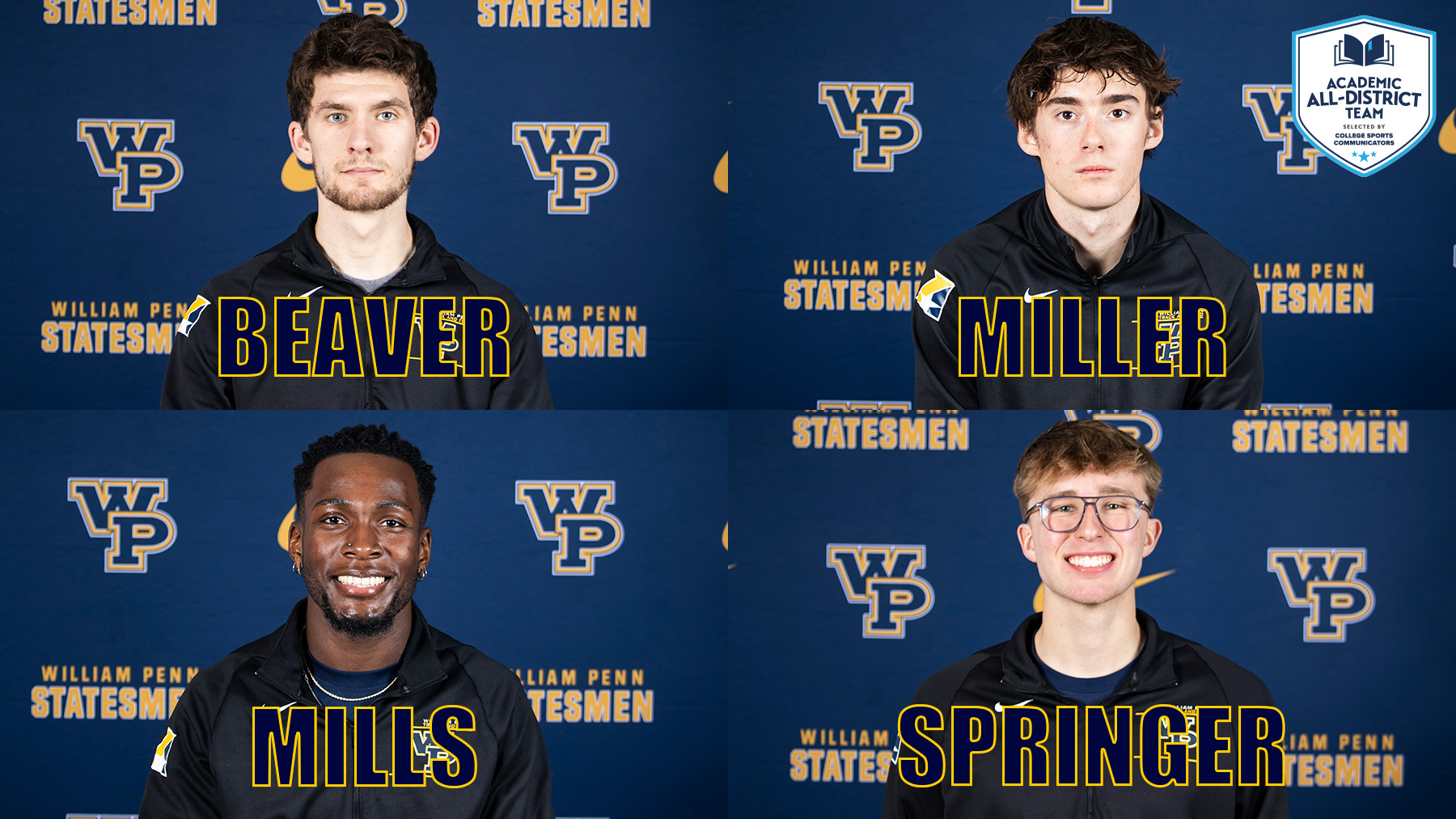 Four Earn Academic All-District Awards