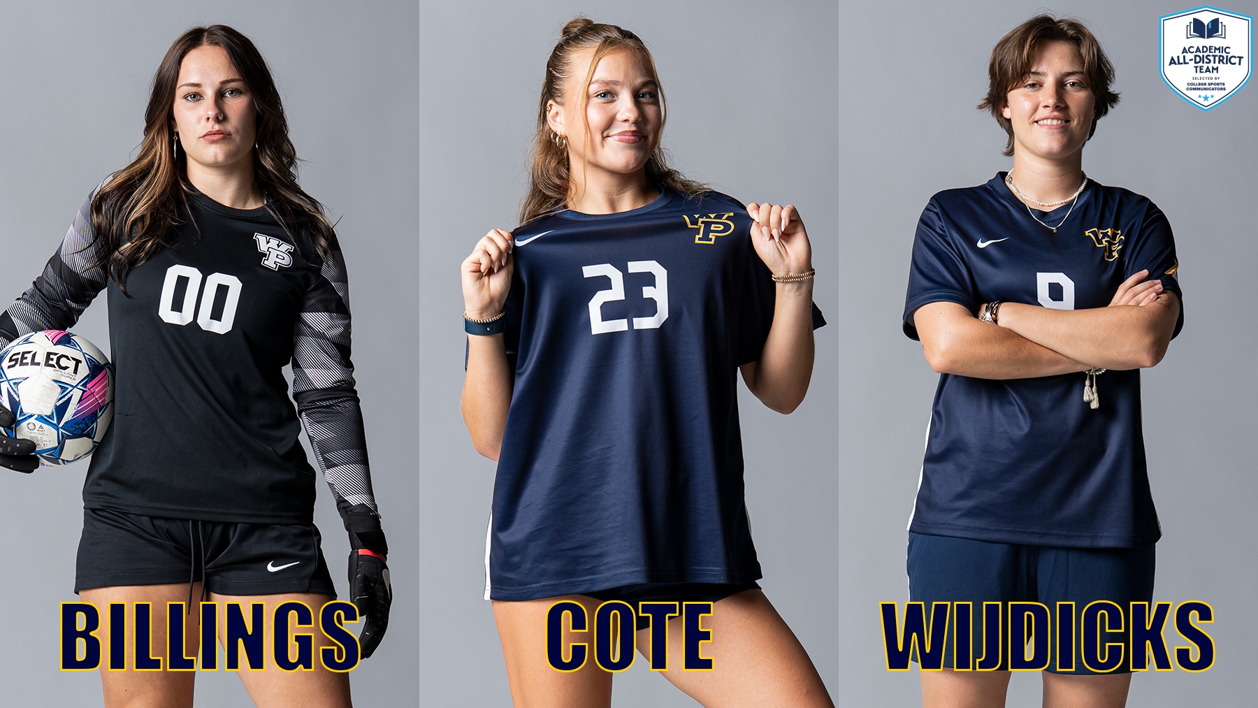 Three Named CSC Academic All-District Honorees