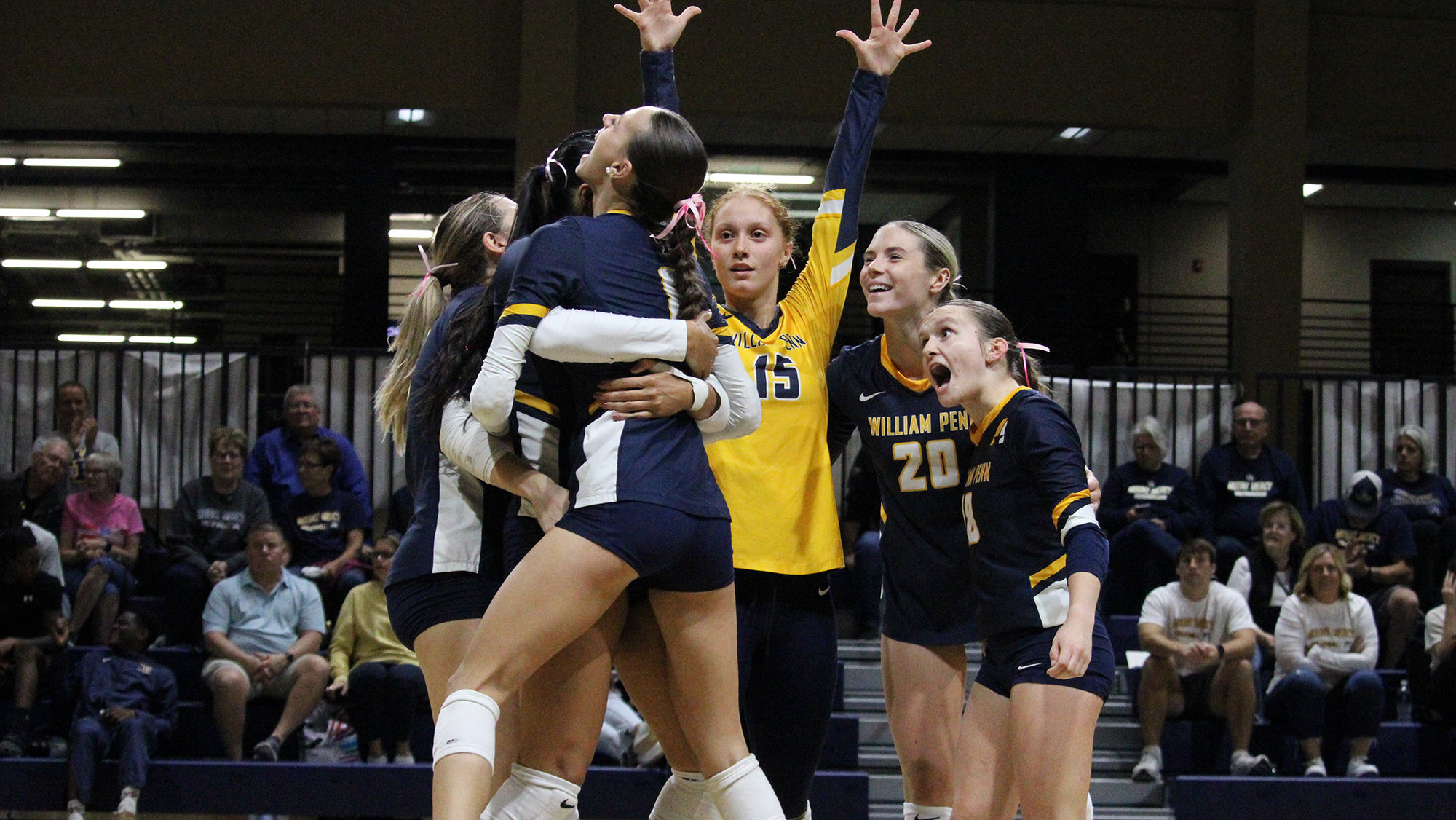 William Penn Knocks Off Mustangs in Five Sets