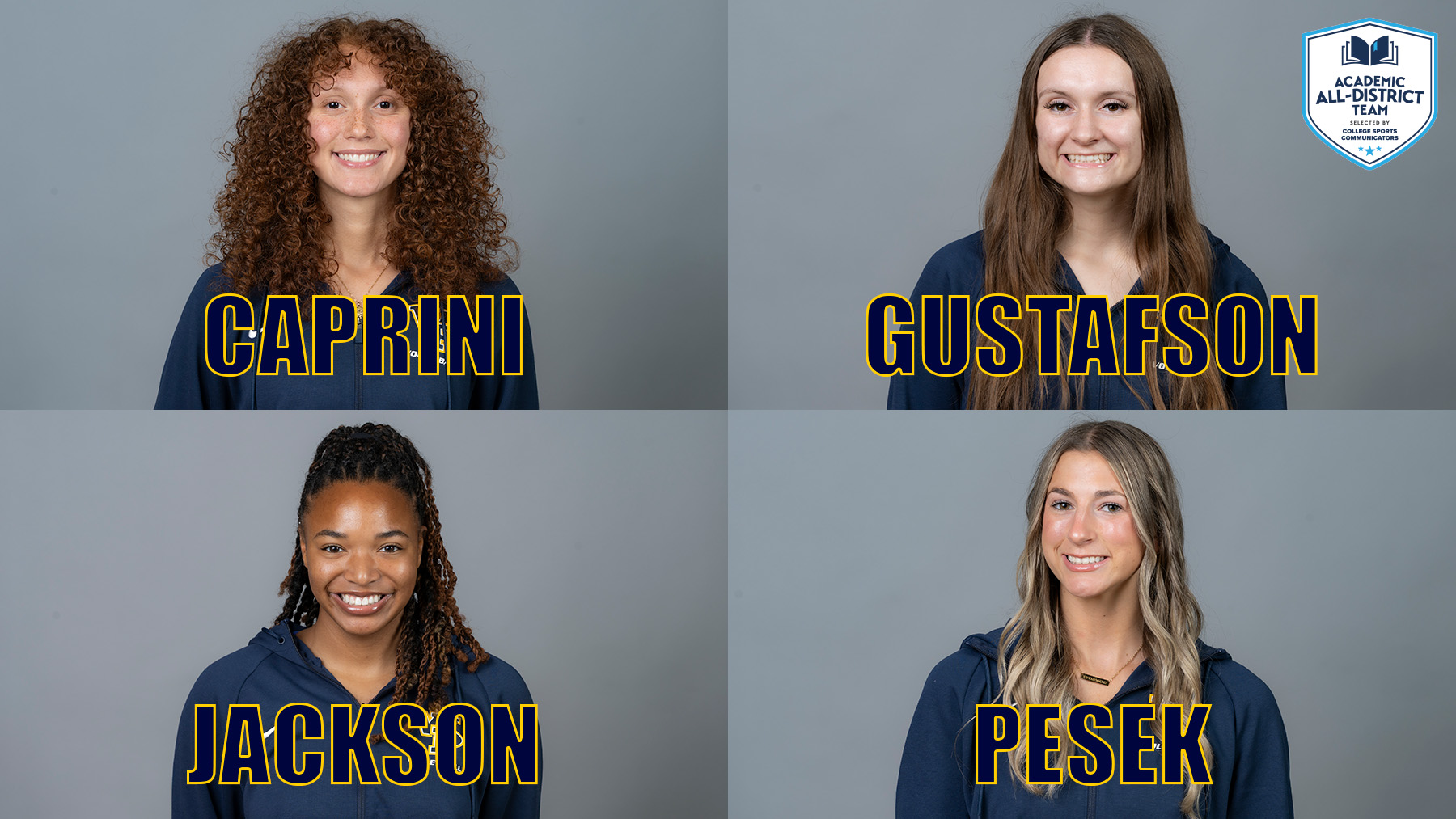 Quartet Garner CSC Academic All-District Awards