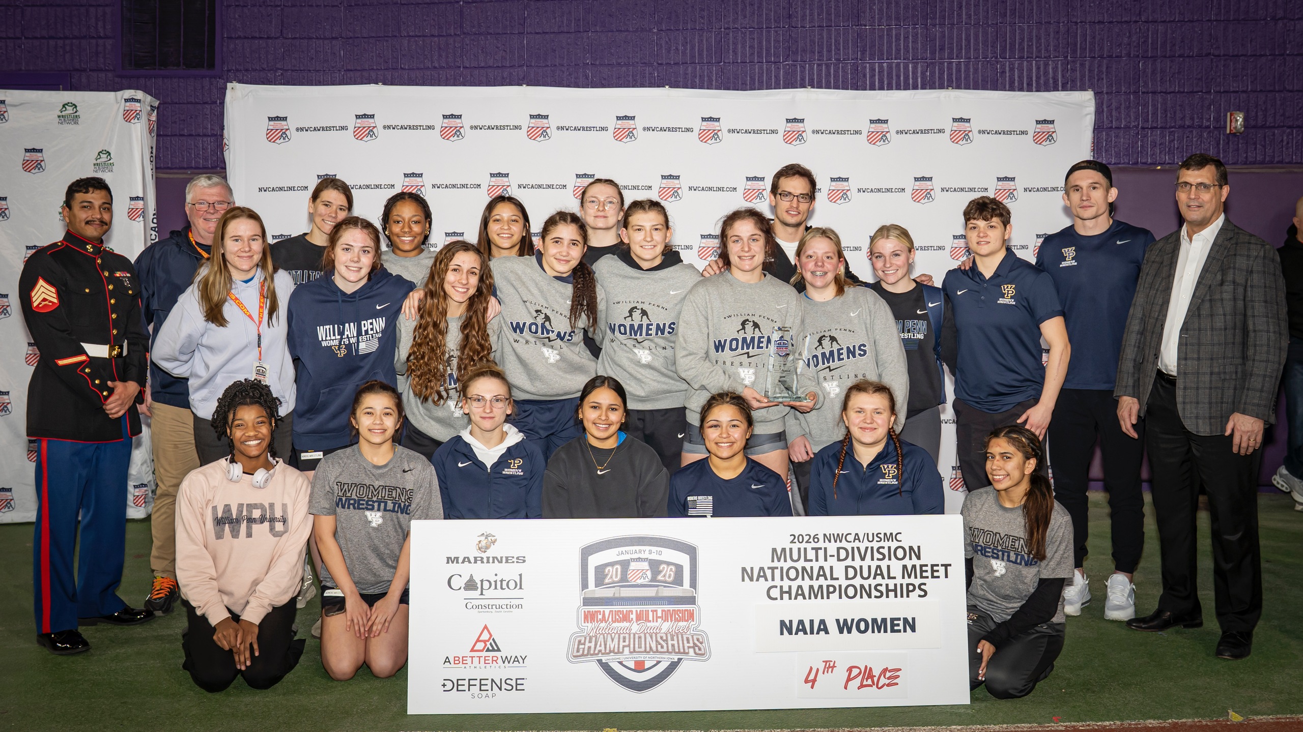 William Penn Places Fourth at NWCA National Duals